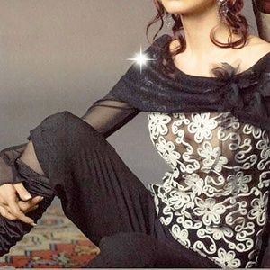 OPEN SHOULDERS PARTY BLOUSE MADE IN EUROPE